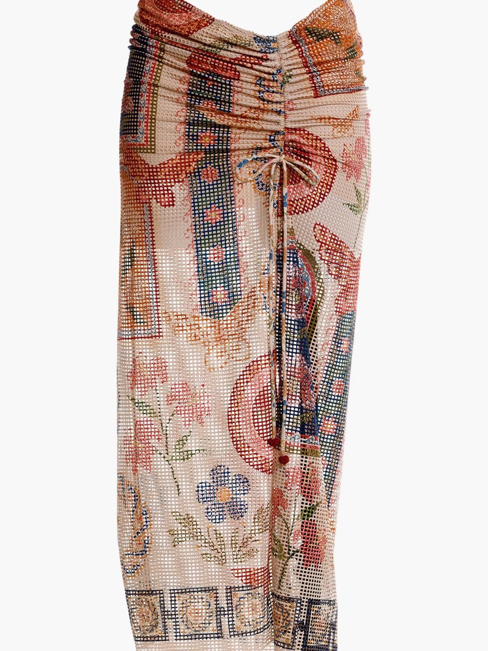 Agua Bentida Tock Fiore Cover-Up Skirt - Picture 5 of 10